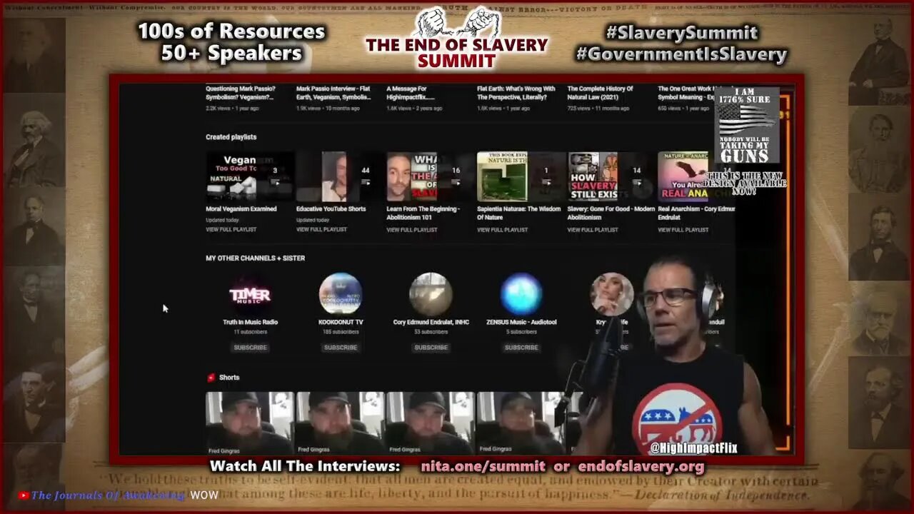 LIVE Historic Event For Freedom - The End Of Slavery Summit LIVE Replay - 50+ Speakers