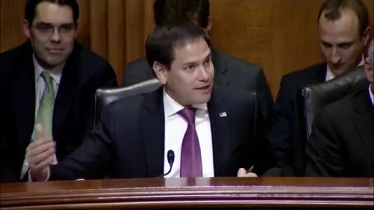 During SFRC Hearing, Rubio Supports Pompeo's Secretary of State Nomination