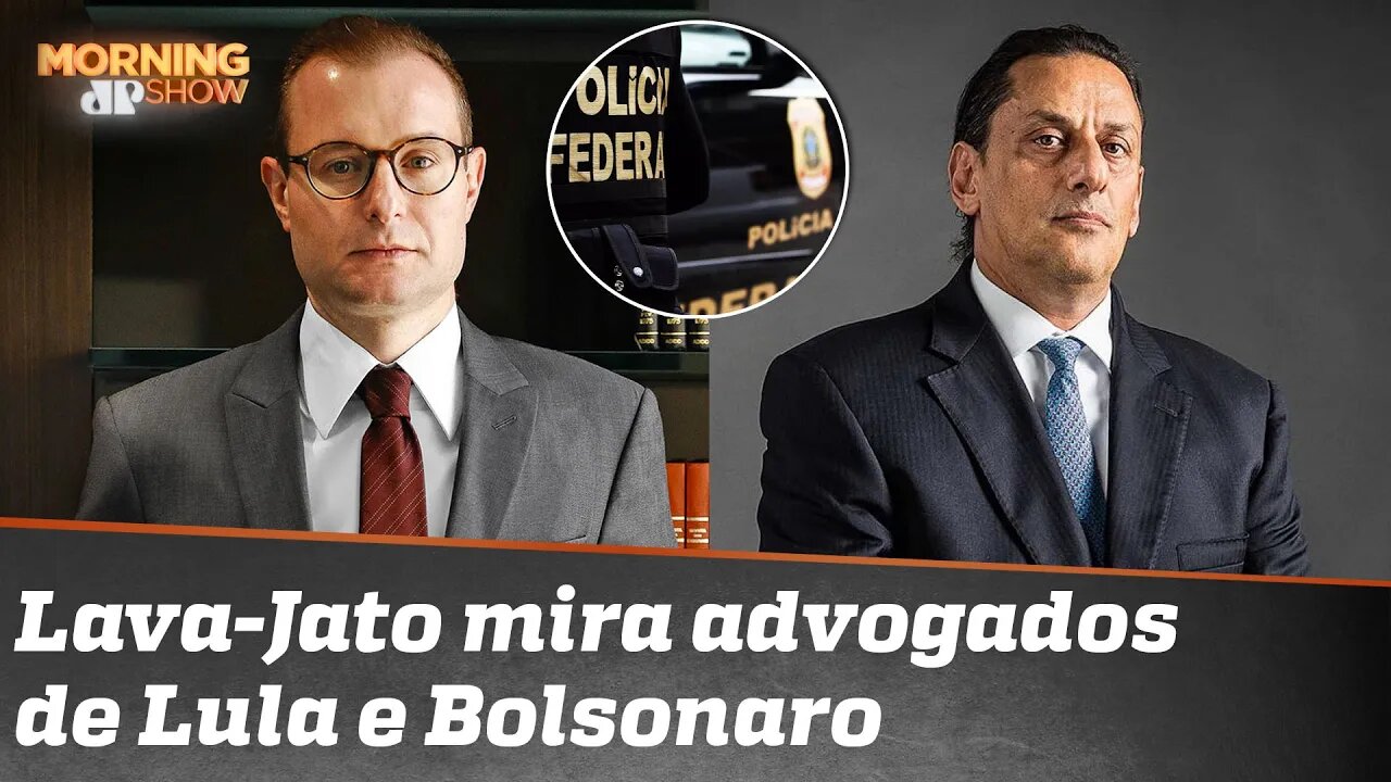 Advogados de Lula e ex-defensor da família Bolsonaro são alvos de operação da PF