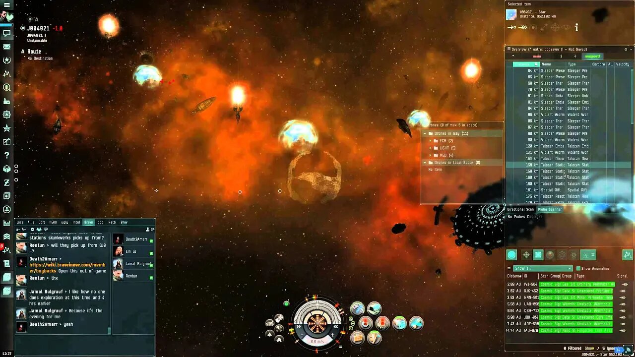 Eve Online: Newbie Explorer finds a Shattered Wormhole System!