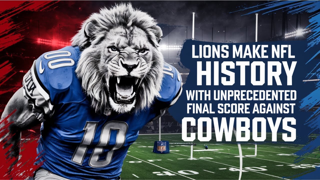 Unbelievable Ending in Lions vs Cowboys Game Makes NFL History