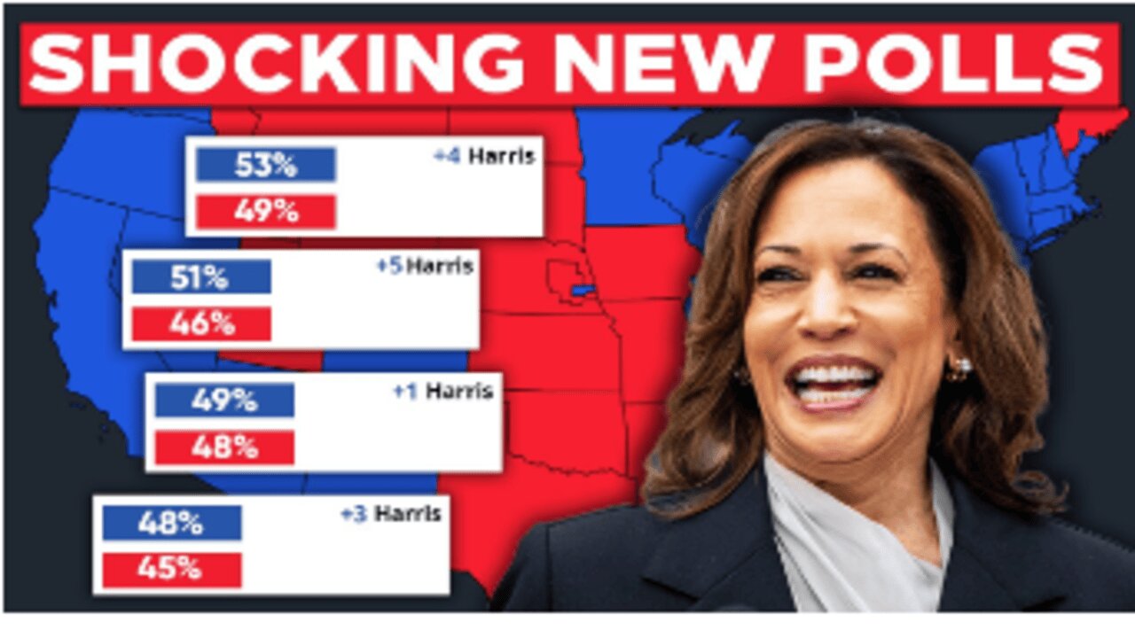 Kamala Skyrockets in The Latest Battleground Polls!