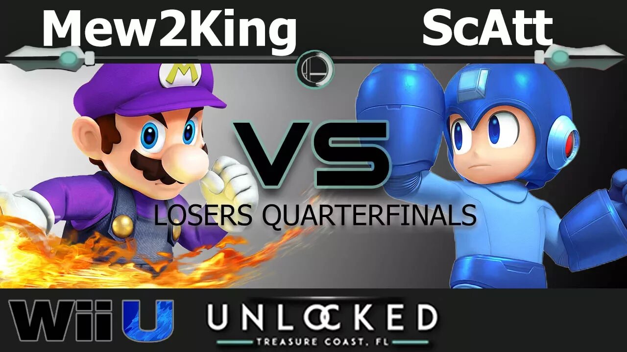 MVG FOX|Mew2King (Mario) vs. MVG|ScAtt (Mega Man) - Wii U Losers Quarters - Unlocked