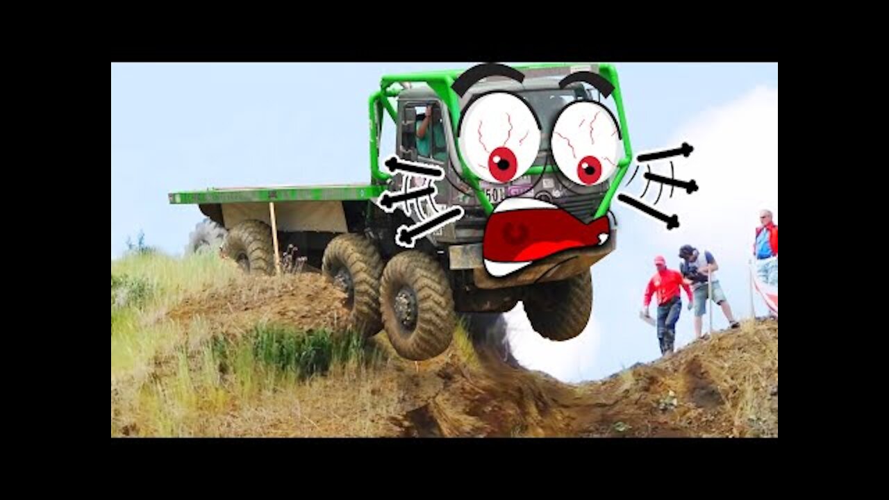 Extreme Monster Truck Off Road Crashes & Fails | Off Road Doodles Vehicle Mud Race | Woa Doodland