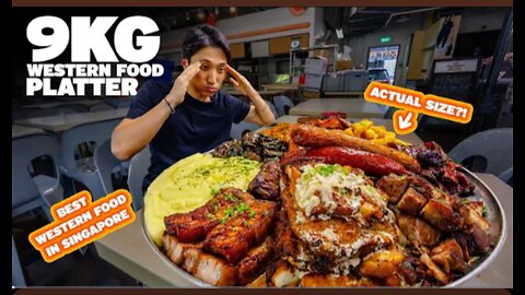 9KG BBQ Western Food Platter Challenge at Mad Charcoal! | Best Western Food in Singapore!