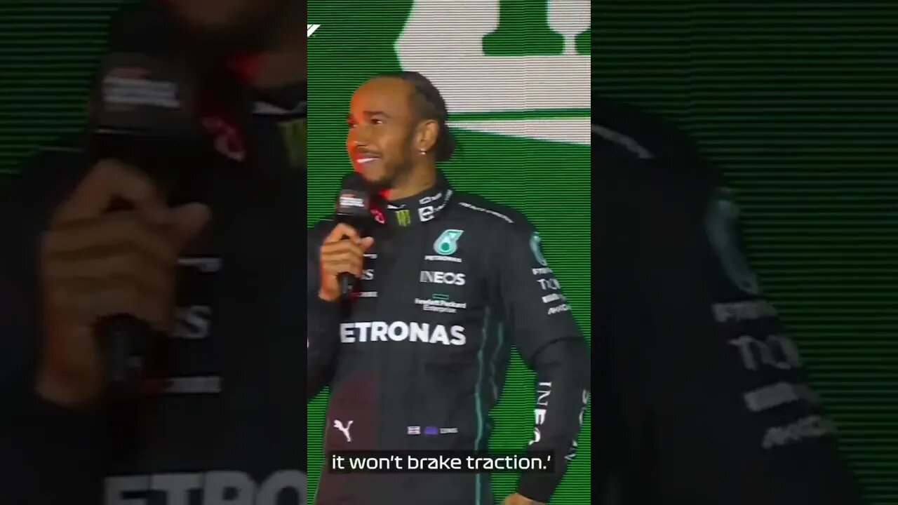 Lewis Hamilton's Safety Car prank on George Russell "I turn off the traction control" #shorts 😆