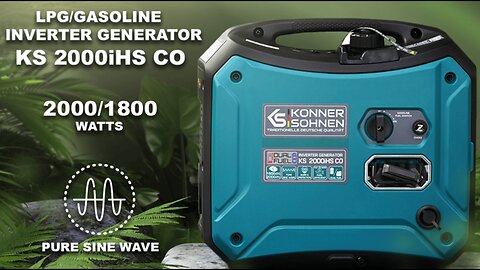 K&S Portable Dual Fuel Inverter Generator