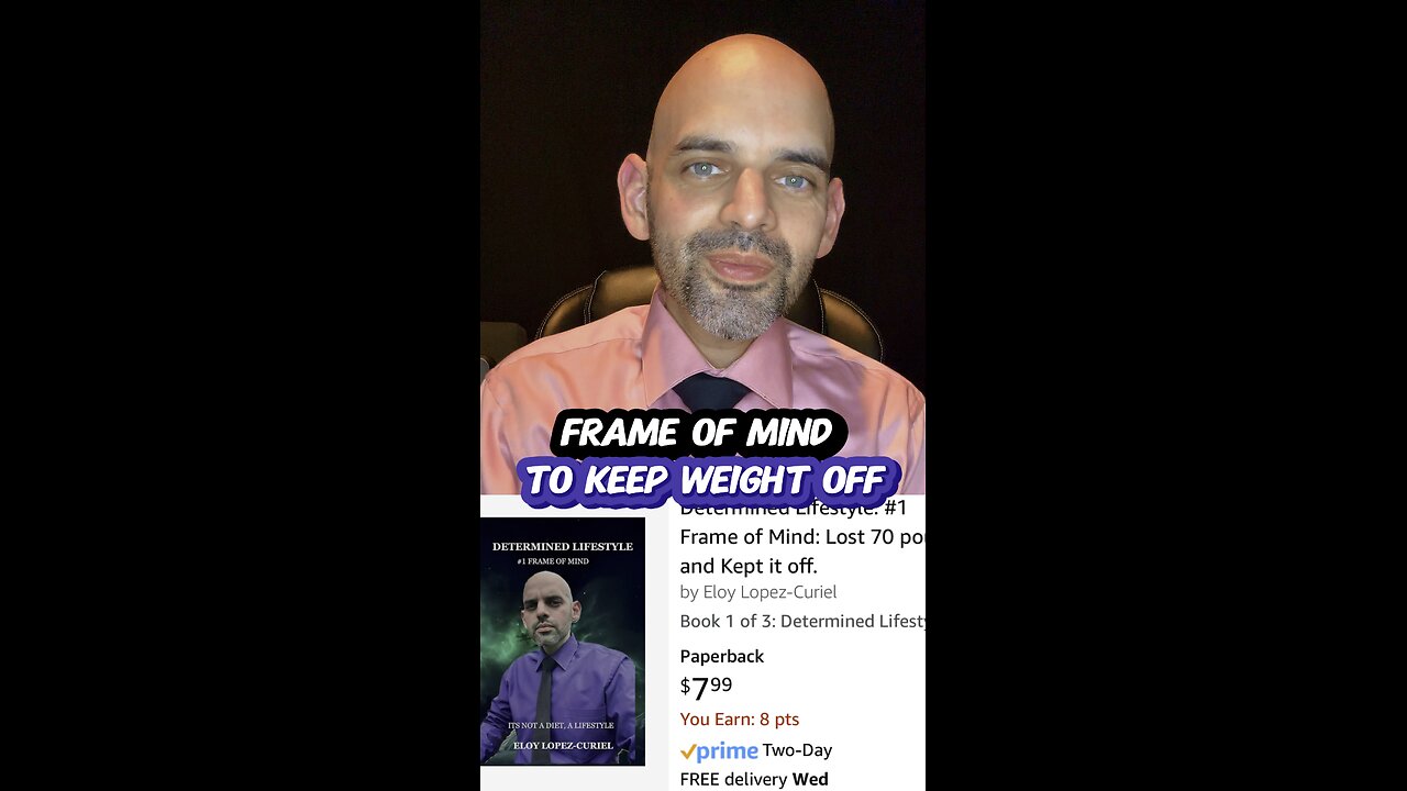 Frame of Mind to keep the weight off. #eloyesright #itsachoice #frameofmind #food #fitness