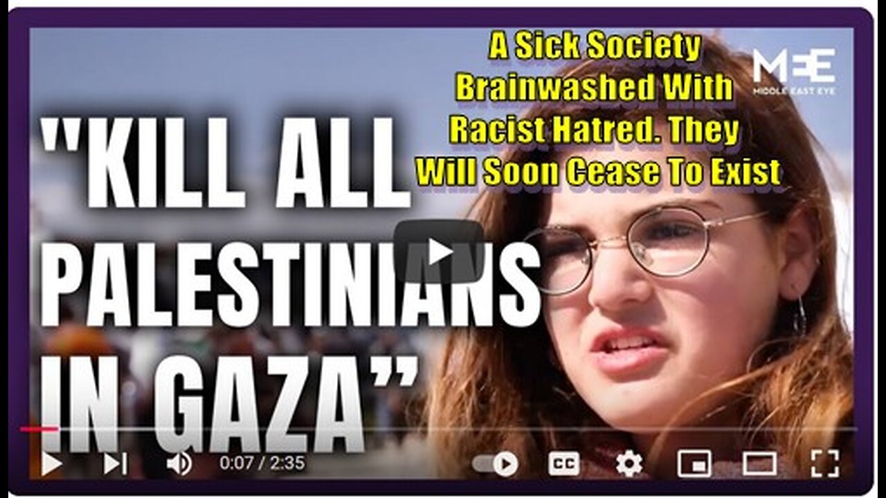 Israeli settlers say they need to 'kill all Palestinians in Gaza', to settle in Gaza