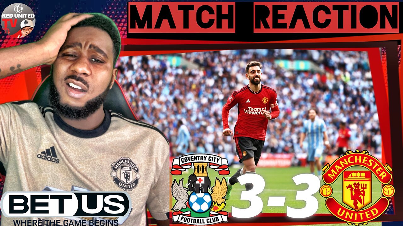 COVENTRY 3-3 MANCHESTER UNITED | FAN REACTION | FA Cup - Ivorian Spice Reacts