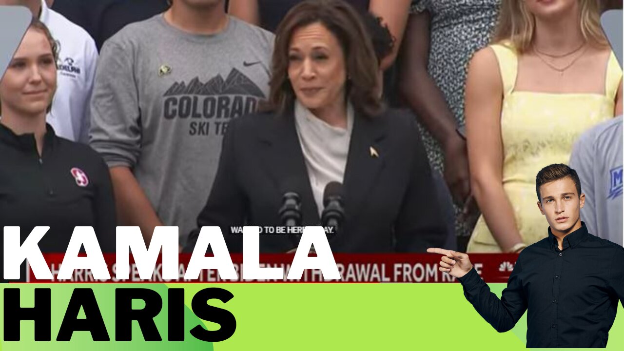 LIVE: Kamala Harris makes first public remarks since being endorsed by Biden
