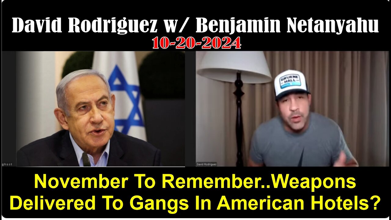 David Nino & Netanyahu: November To Remember! Weapons Delivered To Gangs In American Hotels?