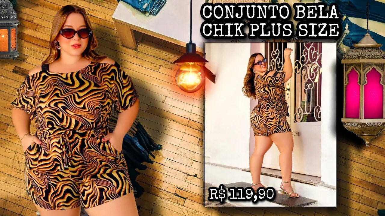 ✔️ CONJUNTO BELA CHIK PLUS SIZE