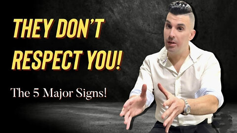 Signs Your Girlfriend or Boyfriend Doesn't Respect You | 5 Telltale Signs They Don't Respect You!