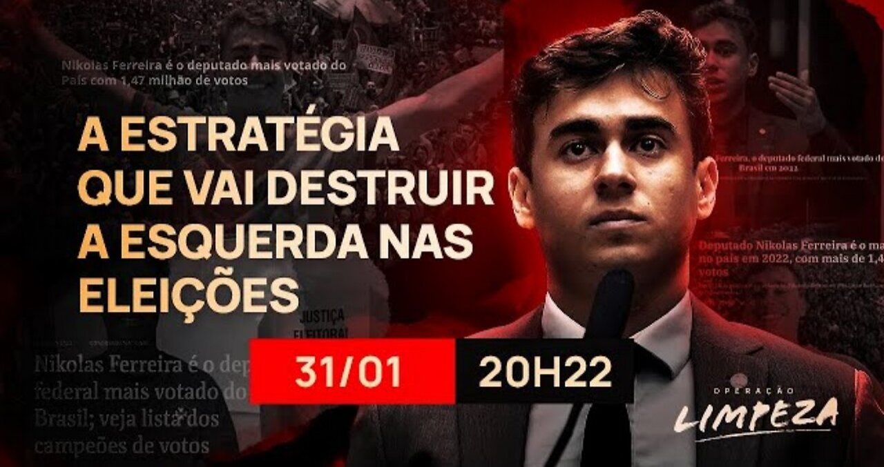 OPERAÇÃO LIMPEZA: Aprenda a estratégia que vai destruir a esquerda nas eleições municipais
