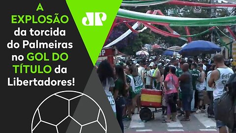 OLHA a EXPLOSÃO da torcida do Palmeiras no GOL de BRENO LOPES contra o Santos!