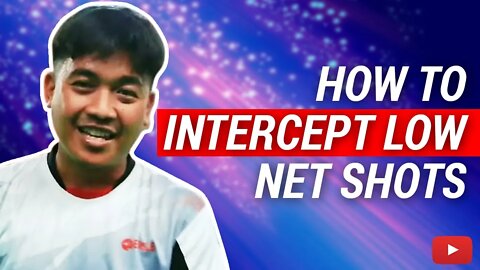 How to intercept low net shots featuring Fikri fazrin (Eng Subs) #badminton