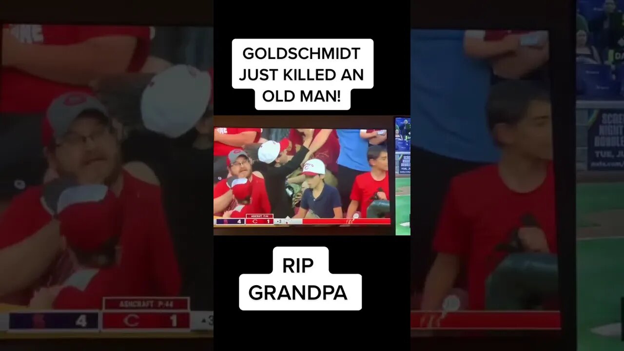 Goldschmidt's Homerun Just Killed This Dude