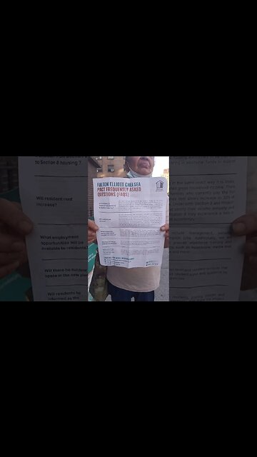 Post The Chelsea-Fulton Houses Tenants Rally at the @HudsonGuild w17thst &9th Ave before the CB4 Me