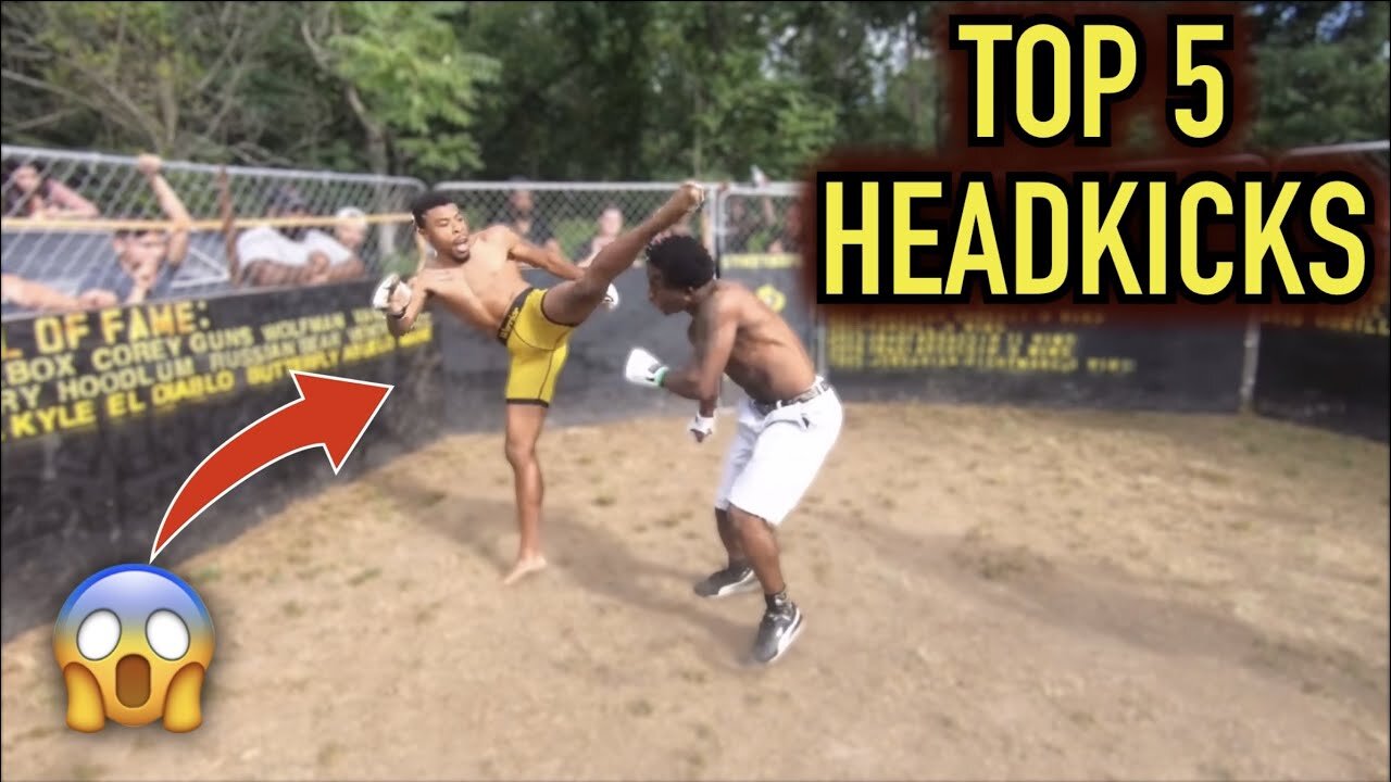 TOP 5 HEADKICKS - STREETBEEFS