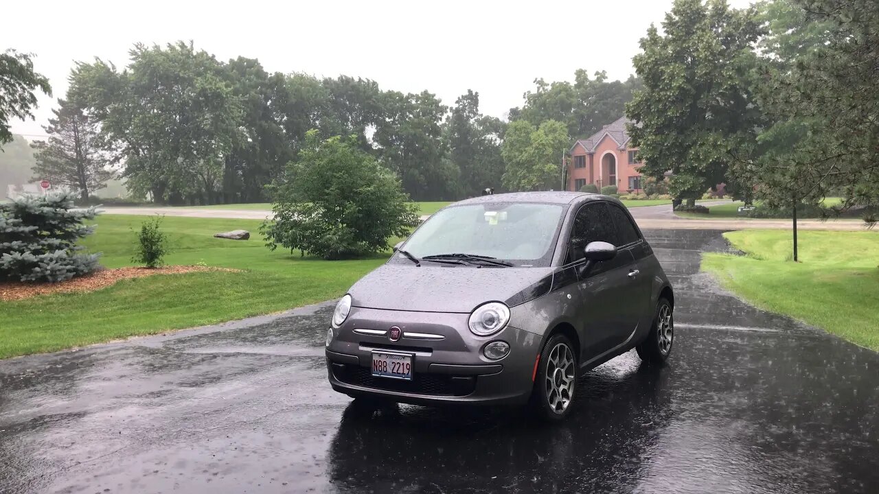 Free car wash for the Fiat 500