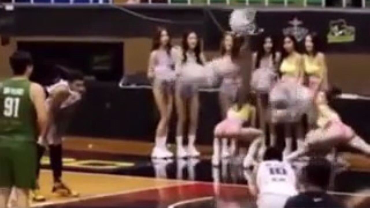 The Cheerleaders In Taiwan Sure Do Go The Extra Sleazy Mile For Their Team