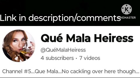 New Channel On JewTube (got 2 strikes again)