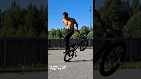 Made Some Progress On This BMX Trick! #progress #short #bmxflatland
