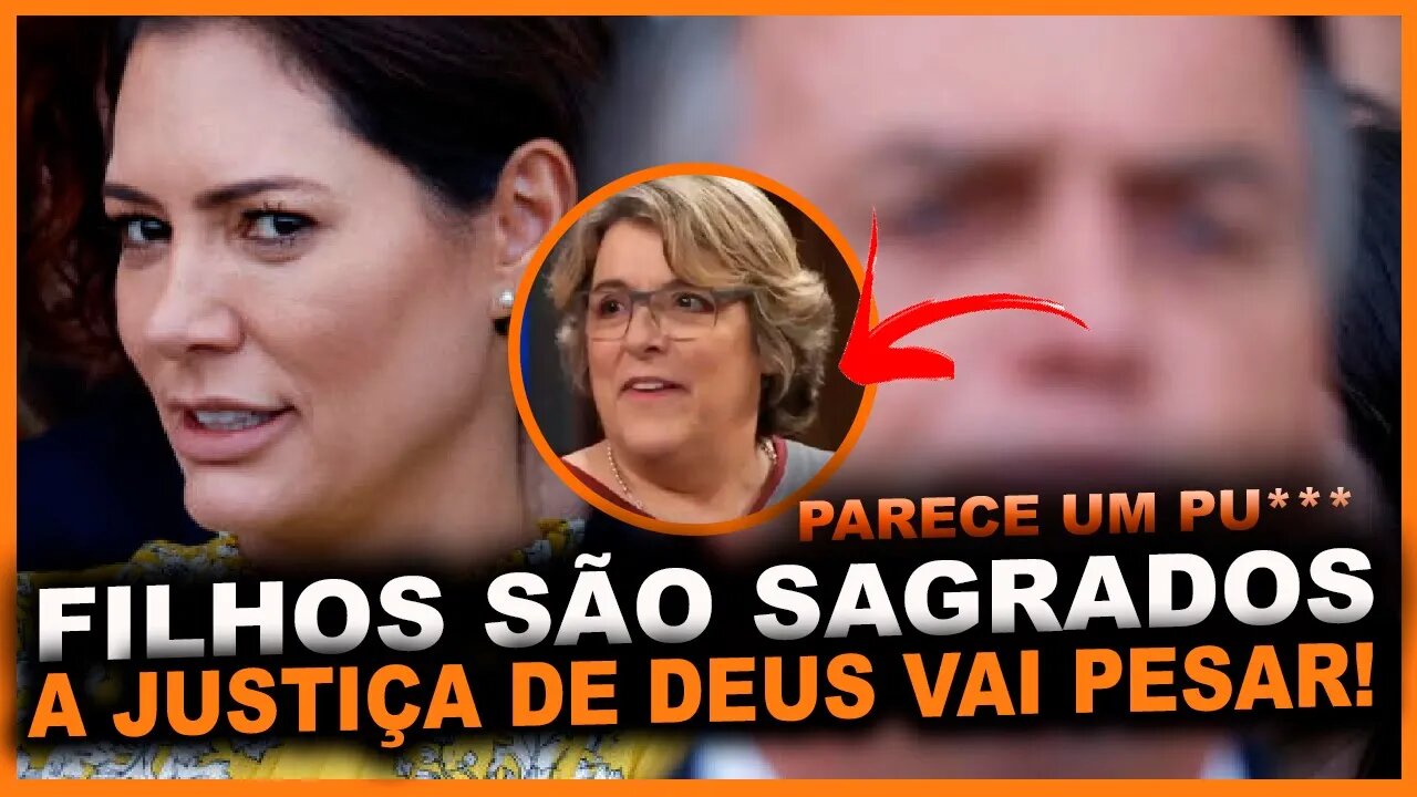 Michelle Bolsonaro chora indignada por jornalista chamar sua filha de P***: