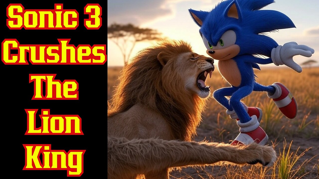 Sonic 3 CRUSHES Disney's Mufasa The Lion King By Millions! | Box Office Numbers Paramount