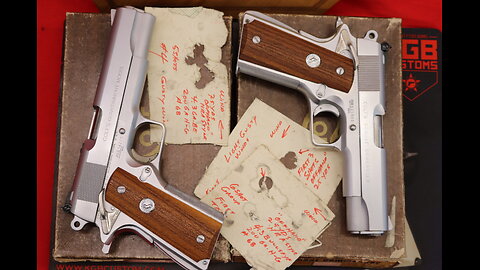 An Exceptional Pair of Armand Swenson Customs -- Colt 1911 Government & Commander -- 45 ACP