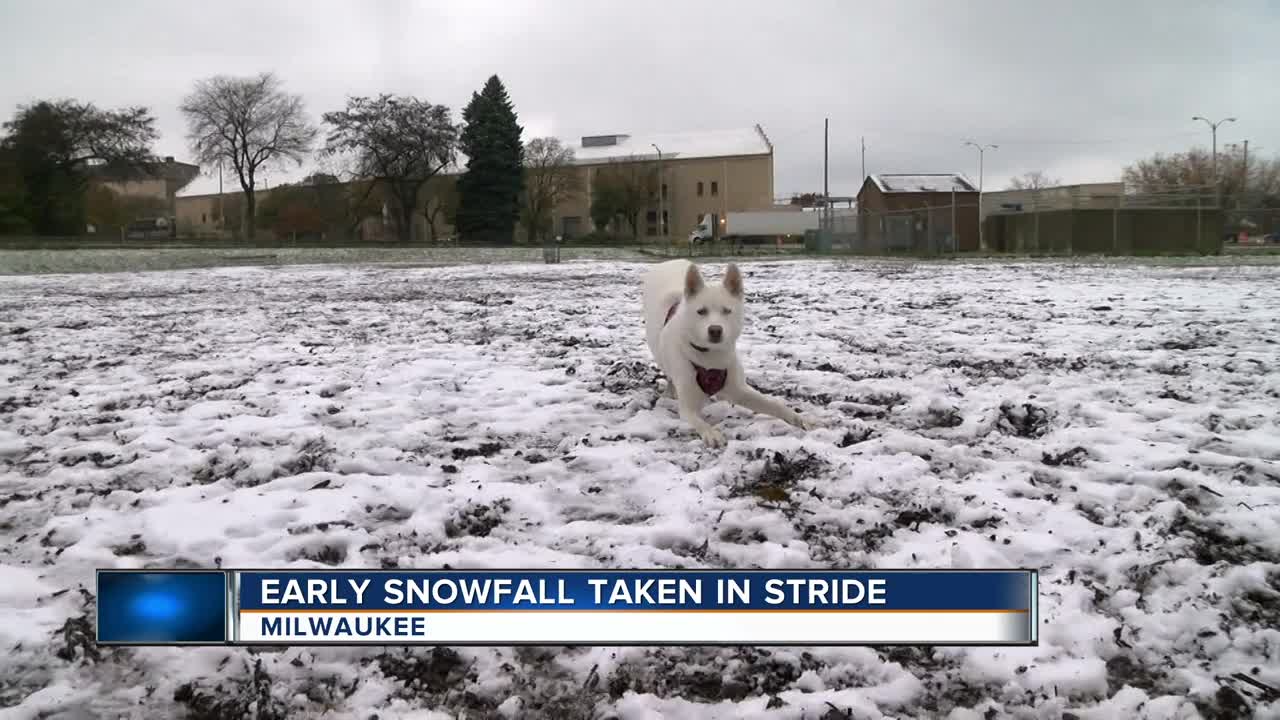 Early November feels more like winter than fall in Milwaukee