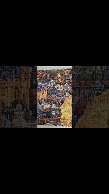 60,000 piece What a Wonderful World Jigsaw Puzzle Day 37! #puzzles #shorts #jigsawpuzzles #puzzle