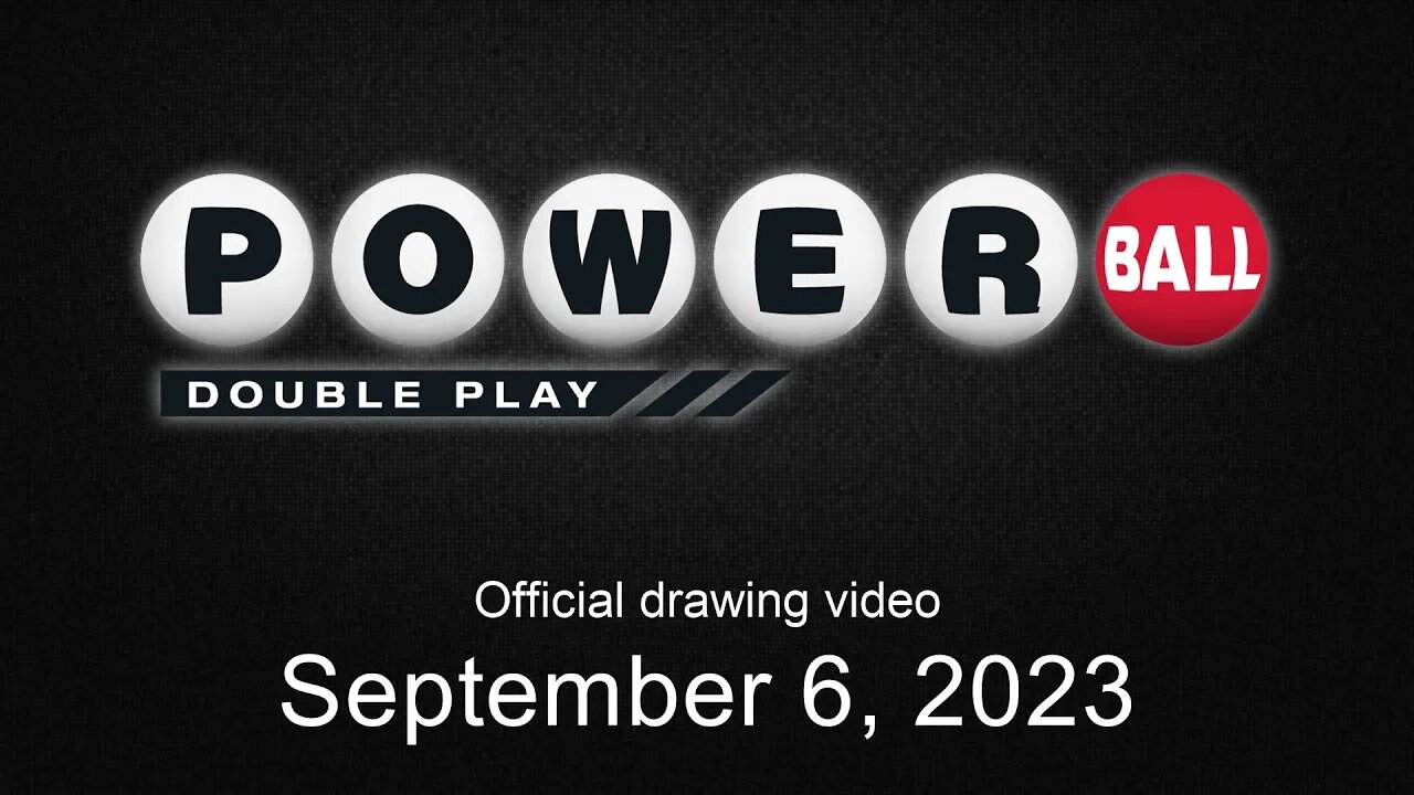 Powerball Double Play drawing for September 6, 2023