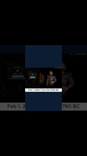 #oneturnadaychallenge #civ6 – Turn 32 - FIRST TURN OF FEBRUARY #shorts