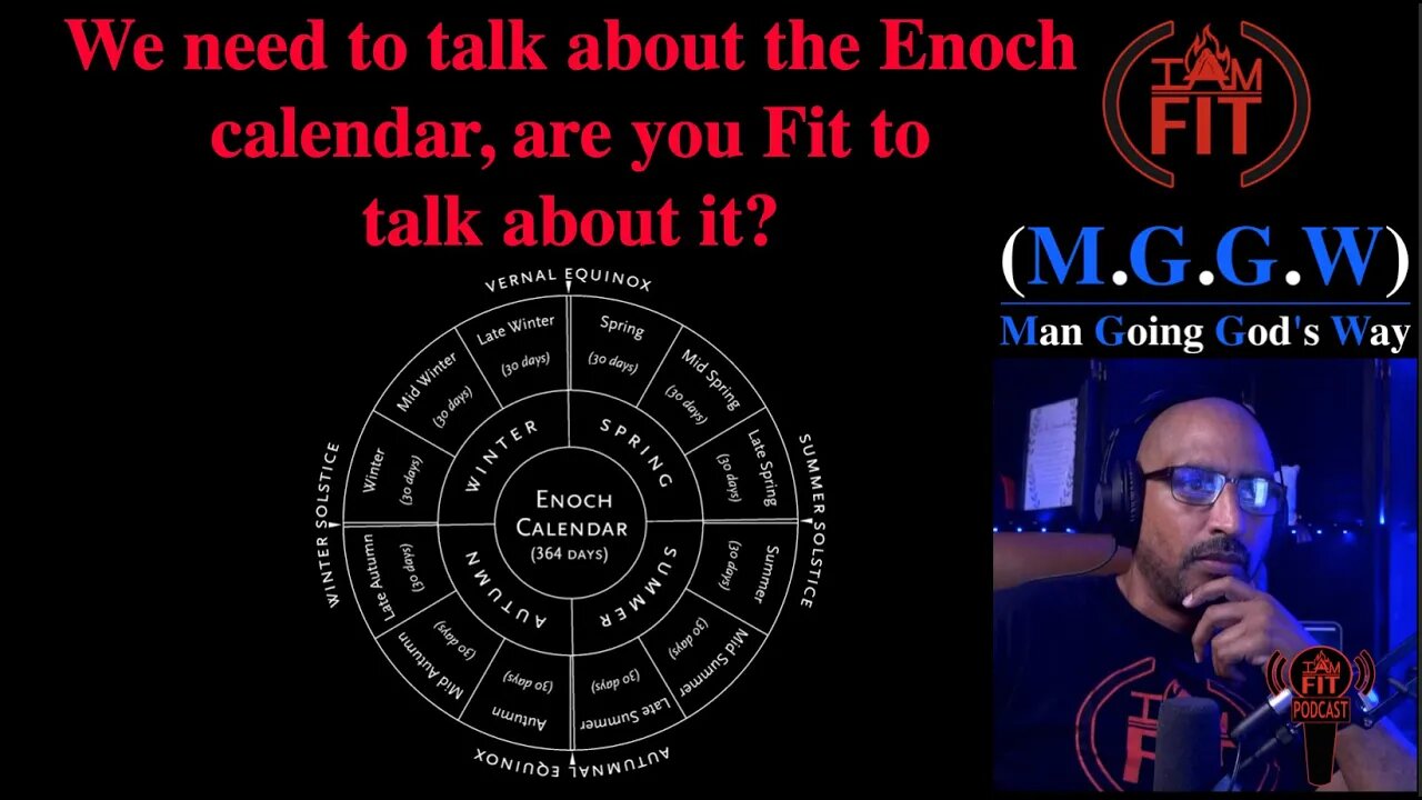 IAMFITPodcast#054: We need to talk about the Enoch calendar, are you Fit to talk about it? #Enoch