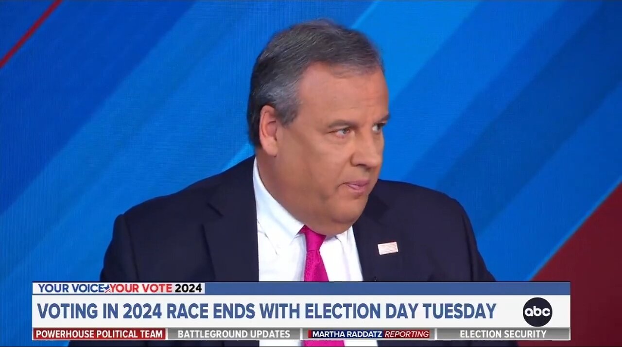 Chris Christie Claims Undecided Voters Will Vote For Kamala Or Stay Home