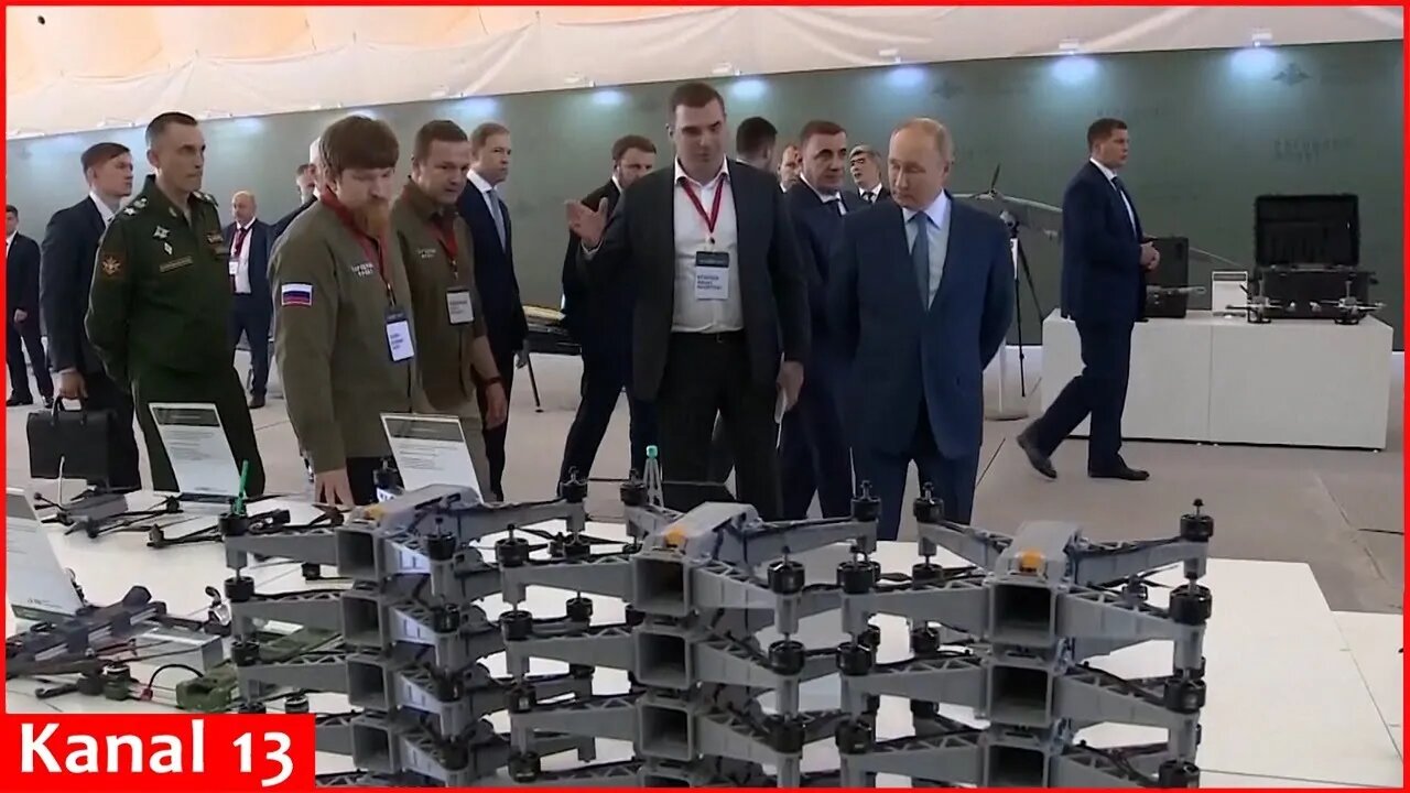 Putin visits drone plant in St. Petersburg and chairs meeting on military production