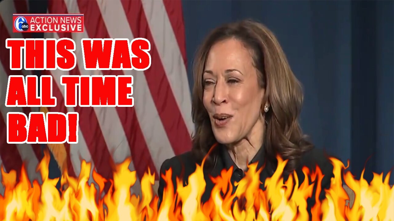 Kamala Harris gives a solo interview SO BAD it will make you CRINGE!