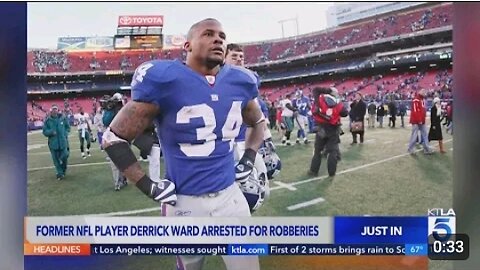 Derrick Ward, former NFL player, arrested in LA robbery spree _ NewsNation Now