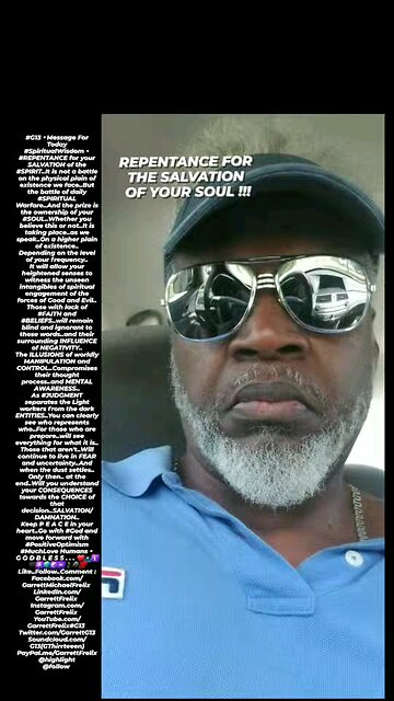 ▪︎REPENTANCE FOR THE SALVATION OF YOUR SOUL▪︎