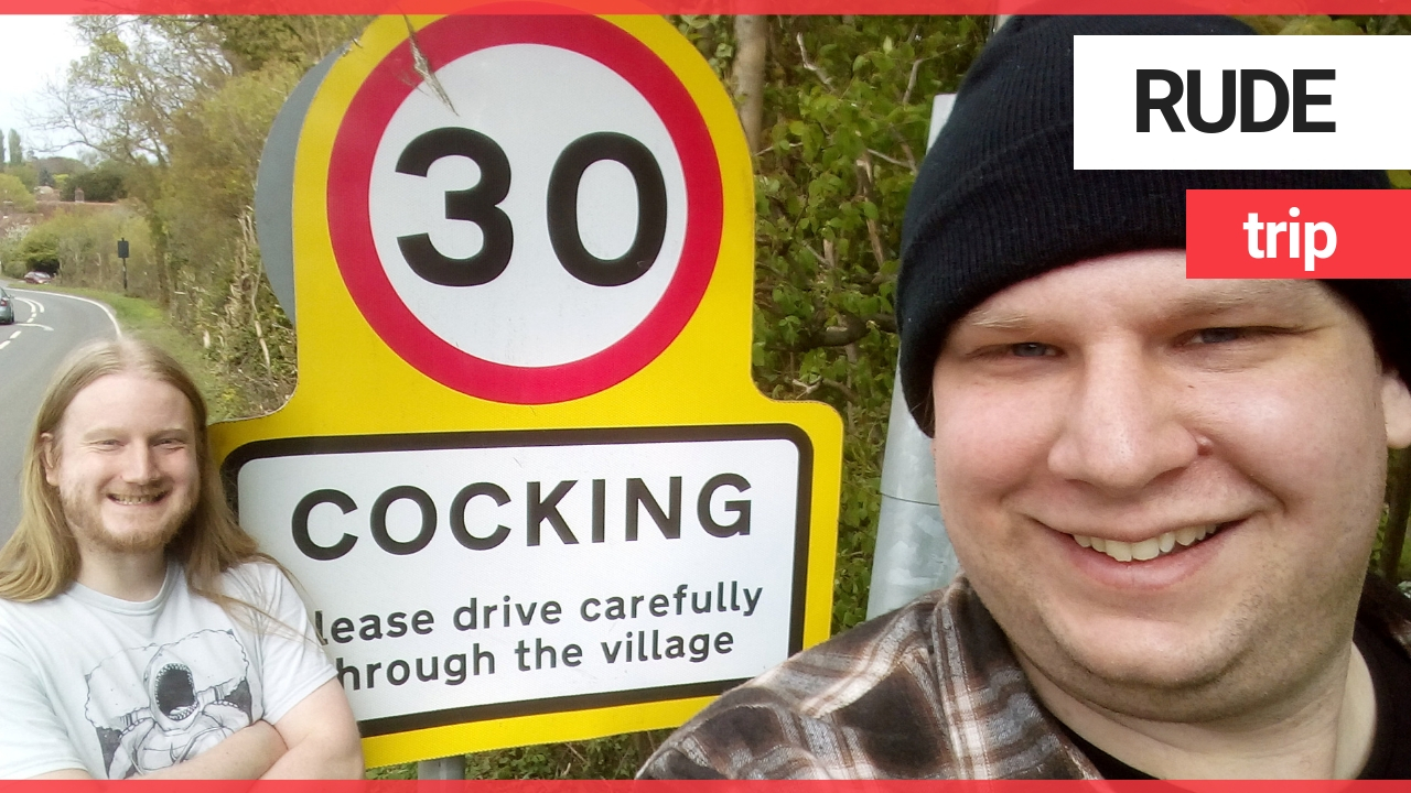 Two brothers stage epic 'Rude Trip' and visit every place in Britain with a rude name