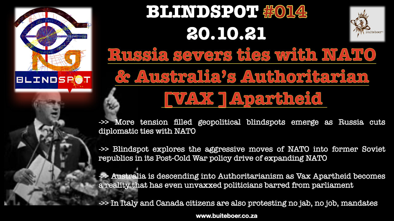 Russia severs ties with NATO & Australia’s Authoritarian [VAX] Apartheid