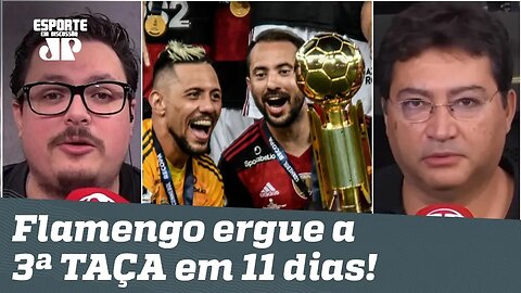 "Eu tô me ASSUSTANDO! O Flamengo NÃO TEM RIVAL, gente!" Veja DEBATE!