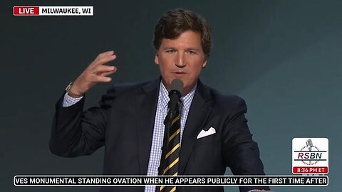 Tucker Carlson Speaks At 2024 RNC in Milwaukee, WI | 7/18/2024