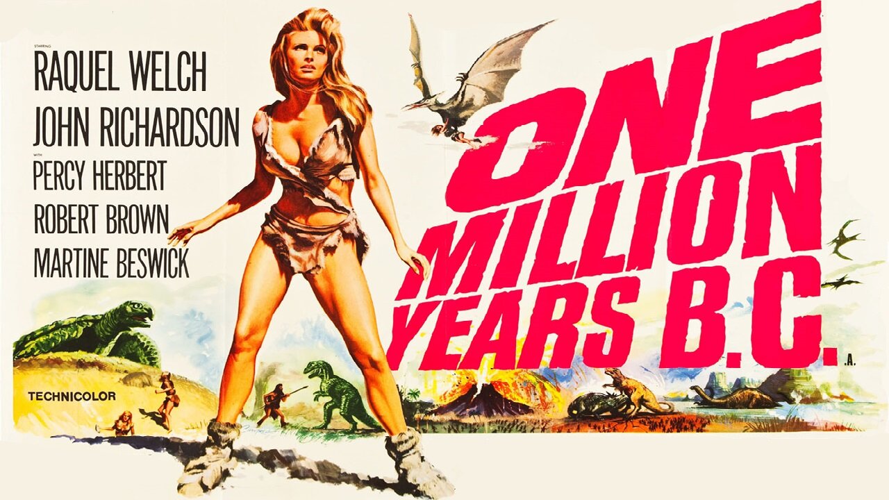 One Million Years B.C. (1966) Raquel Welch, John Richardson, Percy Herbert