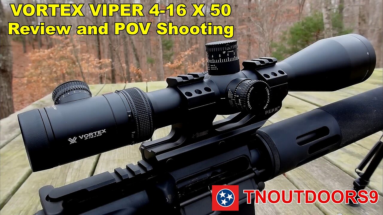 VORTEX VIPER 4-16 X 50 Scope Review and POV Shooting