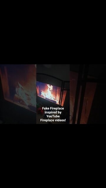 I Built a Fake Fireplace for YouTube Fireplace videos!