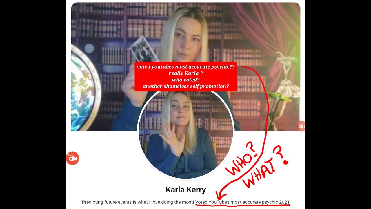 Big fat psychic calls the police.