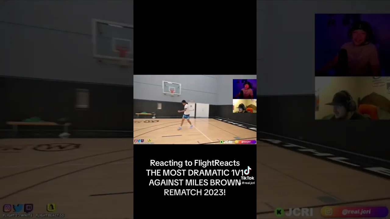 Reacting to THE MOST DRAMATIC 1V1 AGAINST MILES BROWN REMATCH 2023! w/ @colgaa #shorts